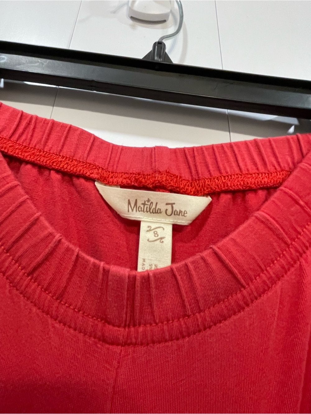Matilda Jane Red & Light Blue Holiday Ruffle 12 and Big Ruffle bottoms 8 - Picture 6 of 6